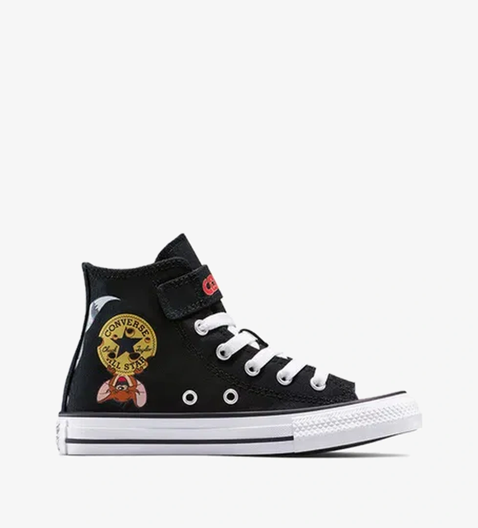 Converse X Tom & Jerry Chuck Taylor All Star Easy-On Çocuk Siyah Sneaker