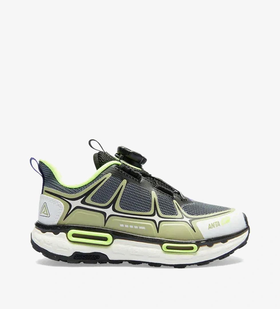 Anta Casual Çocuk Gri/Yeşil Spor Ayakkabı - Görsel 1