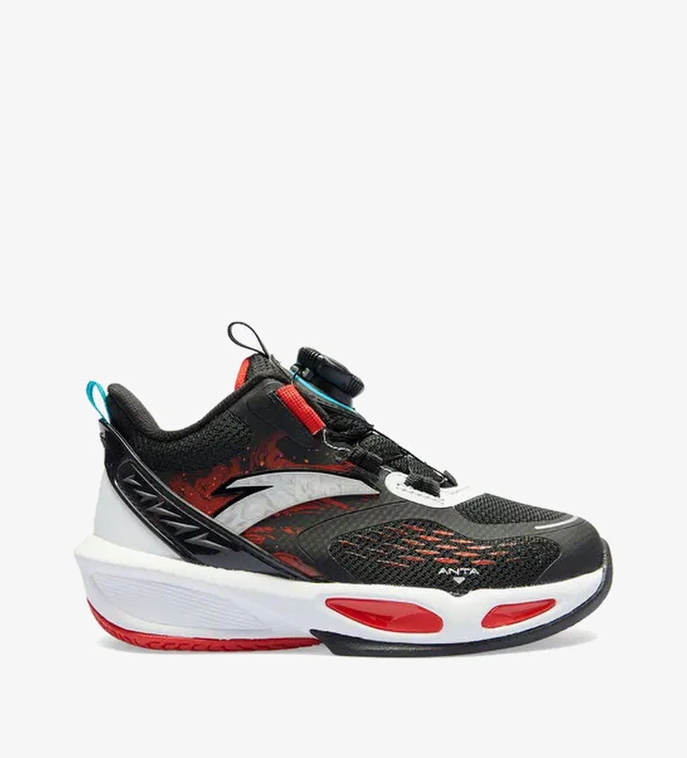 Anta Crazy 3 Çocuk Siyah/Kırmızı Basketbol Ayakkabısı - Görsel 1