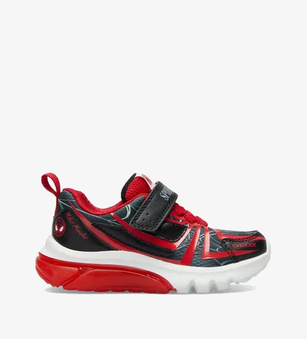 Geox Ciberdron Spiderman Bebek Siyah Spor Ayakkabı - Görsel 1