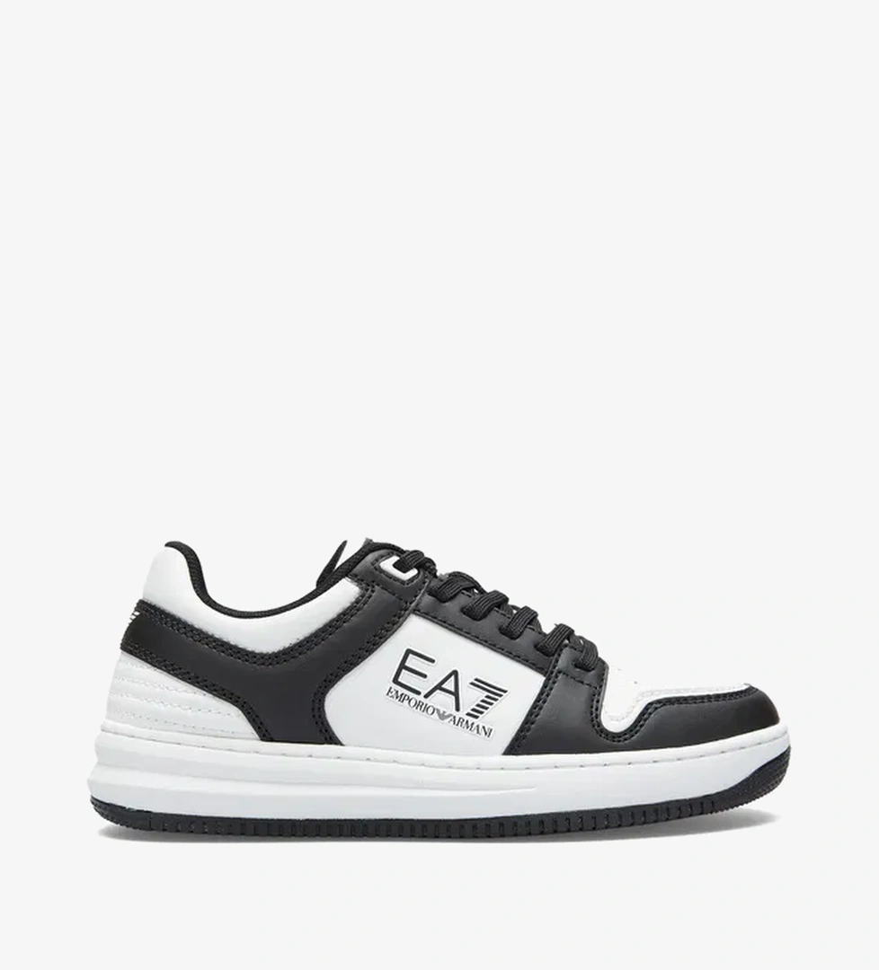 Emporio Armani Kadın Beyaz/Siyah Sneaker - Görsel 1