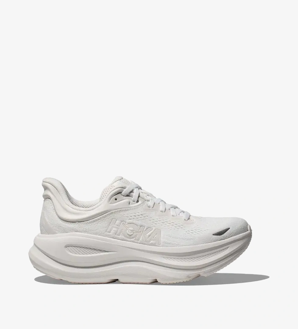 Hoka One Bondi 9 Kadın Beyaz Koşu Ayakkabısı