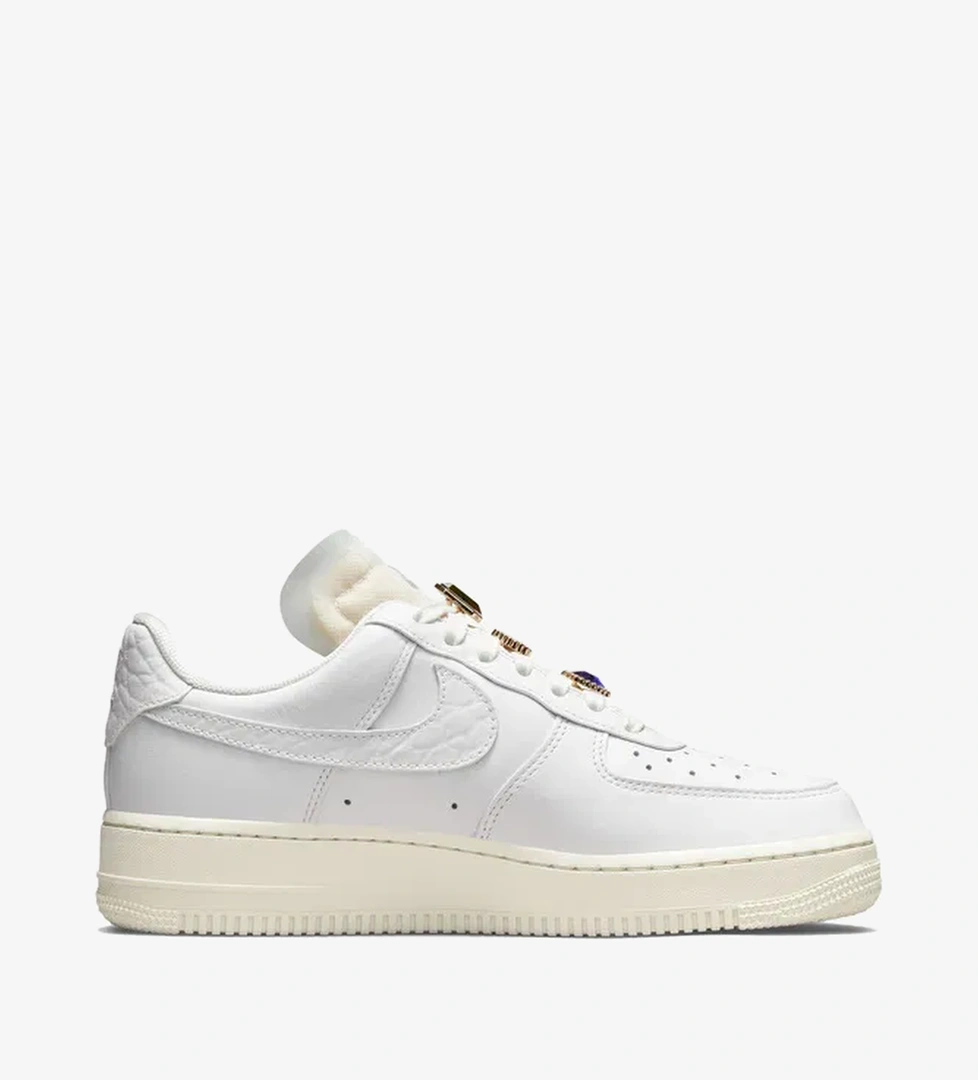 Nike Air Force 1 Low Premium "Bling Jewels" Kadın Beyaz Sneaker