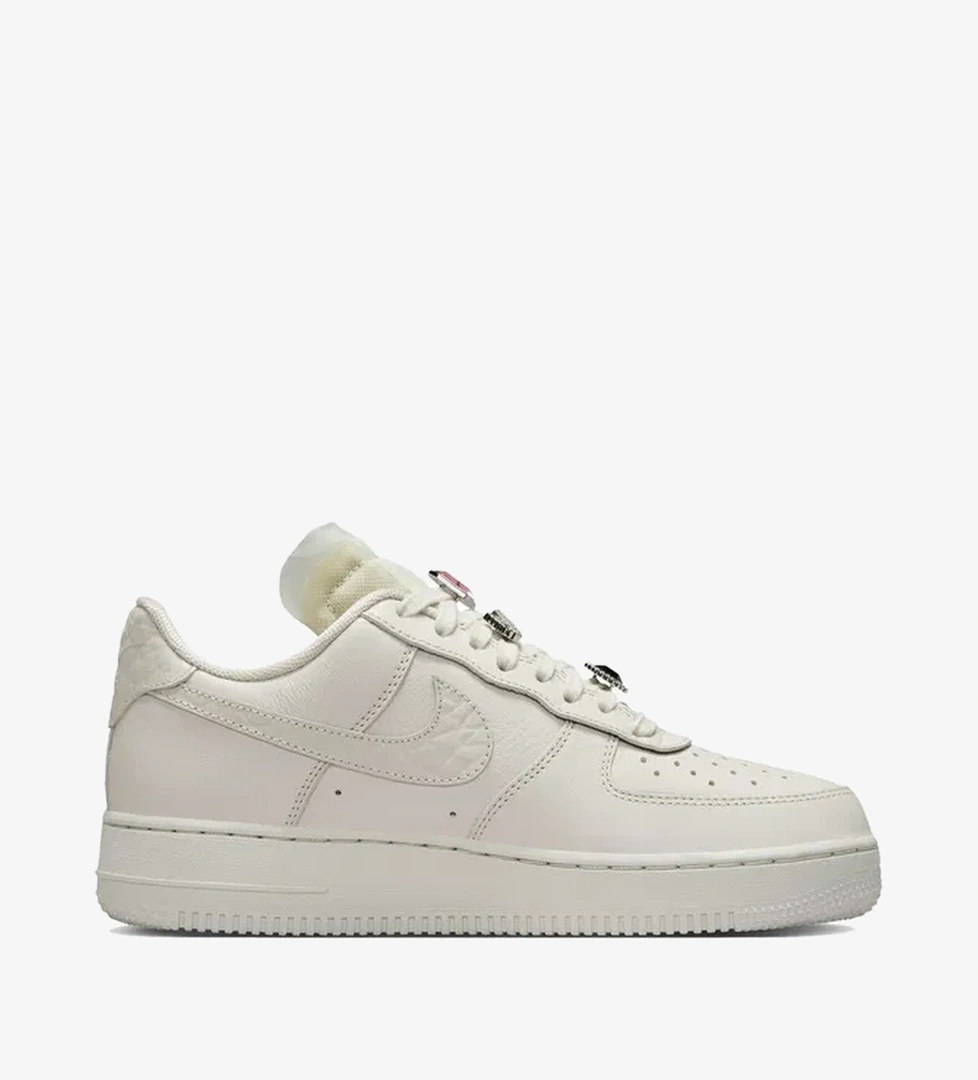 Nike Air Force 1 Low Premium "Bling Jewels" Kadın Krem Sneaker