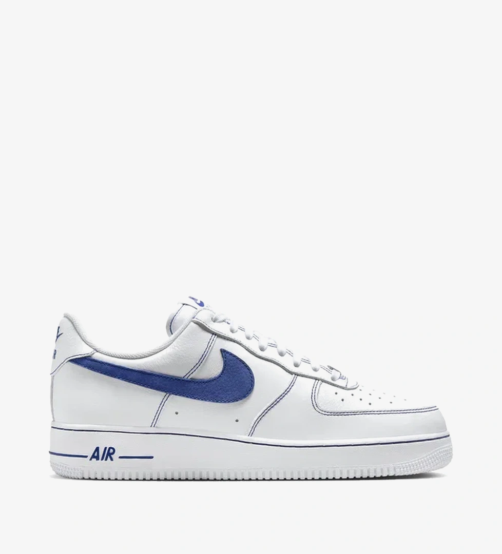 Nike Air Force 1 '07 LV Erkek Beyaz/Mavi Sneaker