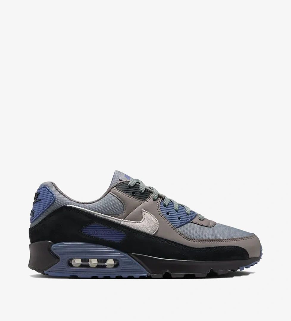 Nike Lacivert Nike Air Max 90 Erkek Gri/Lacivert Spor Ayakkabı