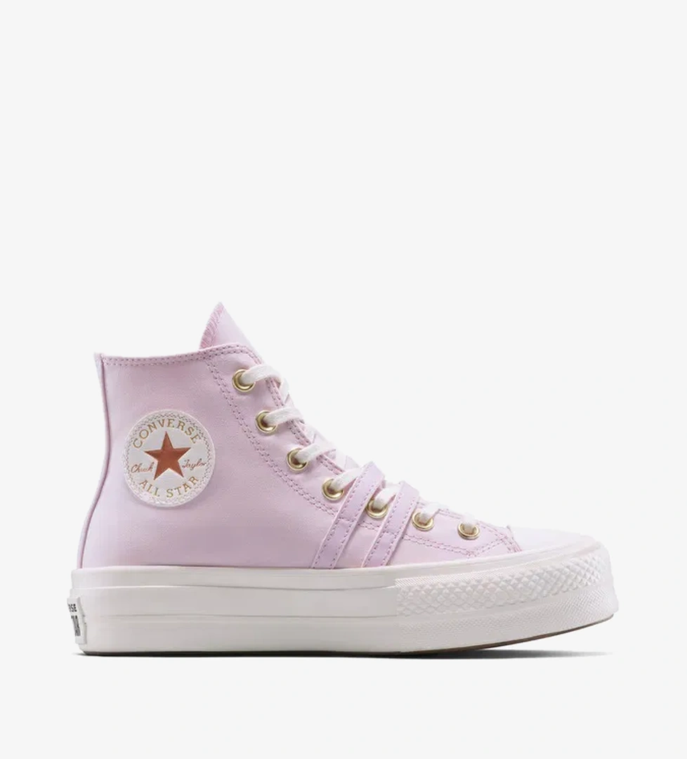Converse Chuck Taylor All Star Lift Platform Buckle Kadın Pembe Sneaker