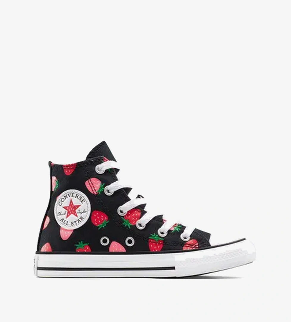 Converse Chuck Taylor All Star Strawberries Çocuk Siyah Sneaker