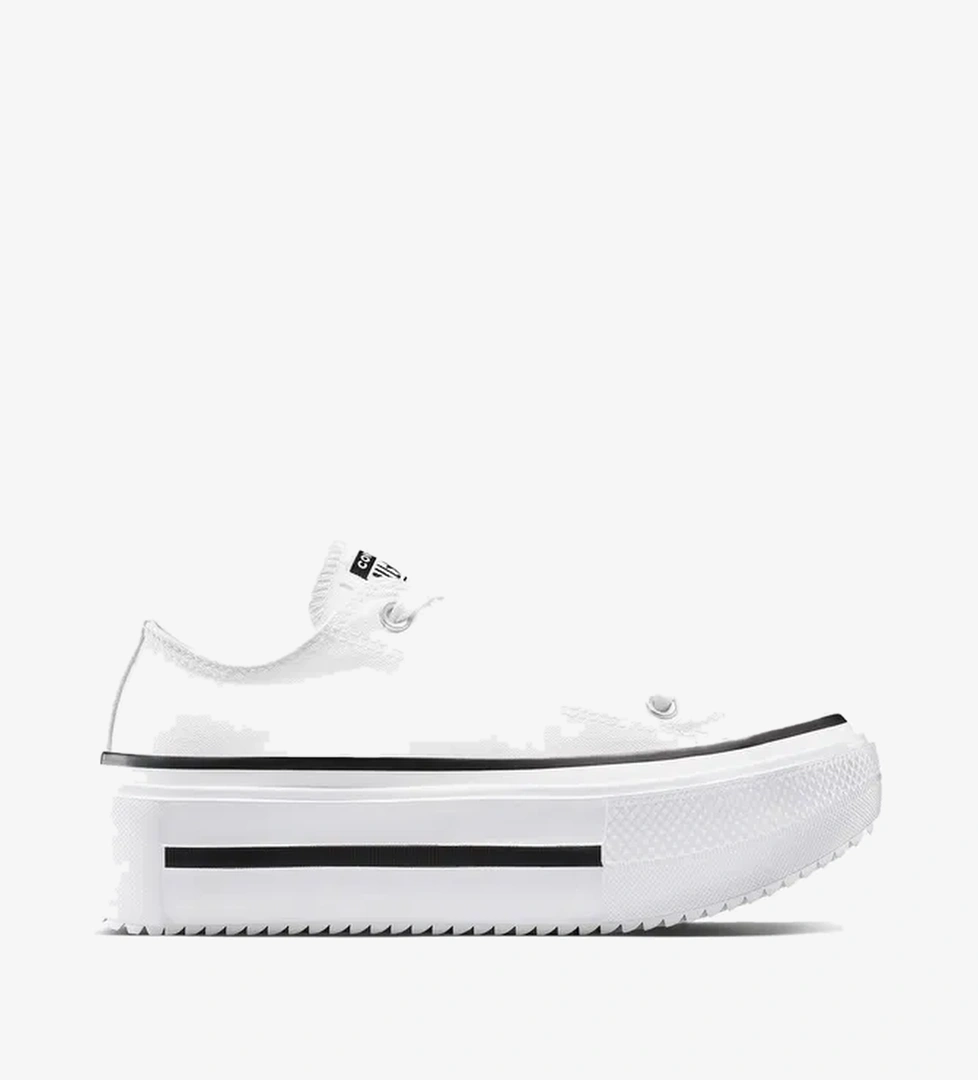 Converse Chuck Taylor All Star Lift Double Stack Platform Kadın Beyaz Sneaker