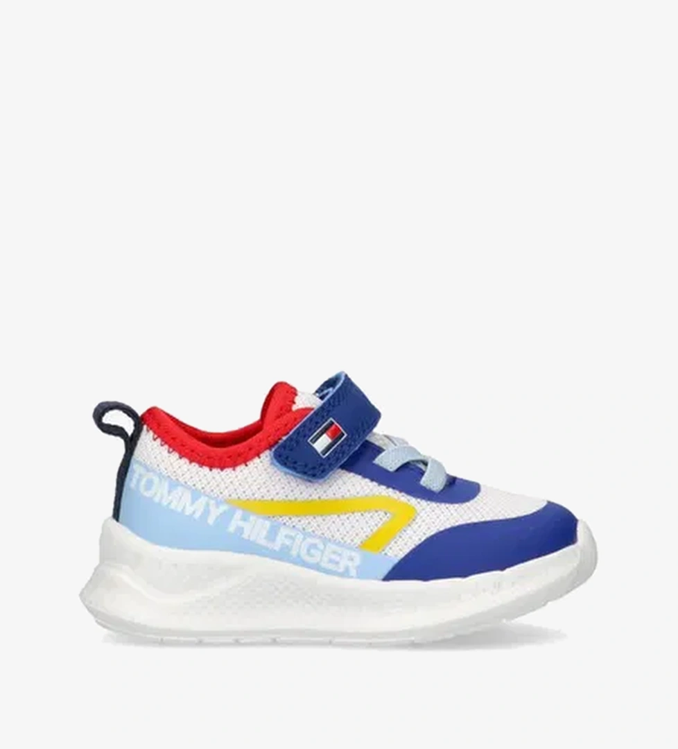 Tommy Hilfiger Lace Up Velcro Çocuk Mavi Spor Ayakkabı