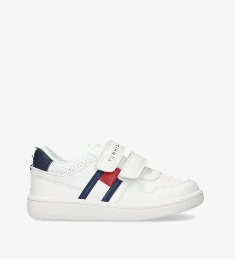 Tommy Hilfiger Flag Velcro Bebek Beyaz Spor Ayakkabı