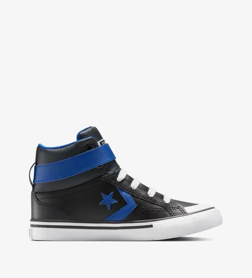 Converse Pro Blaze Strap Leather Easy On Çocuk Siyah Sneaker