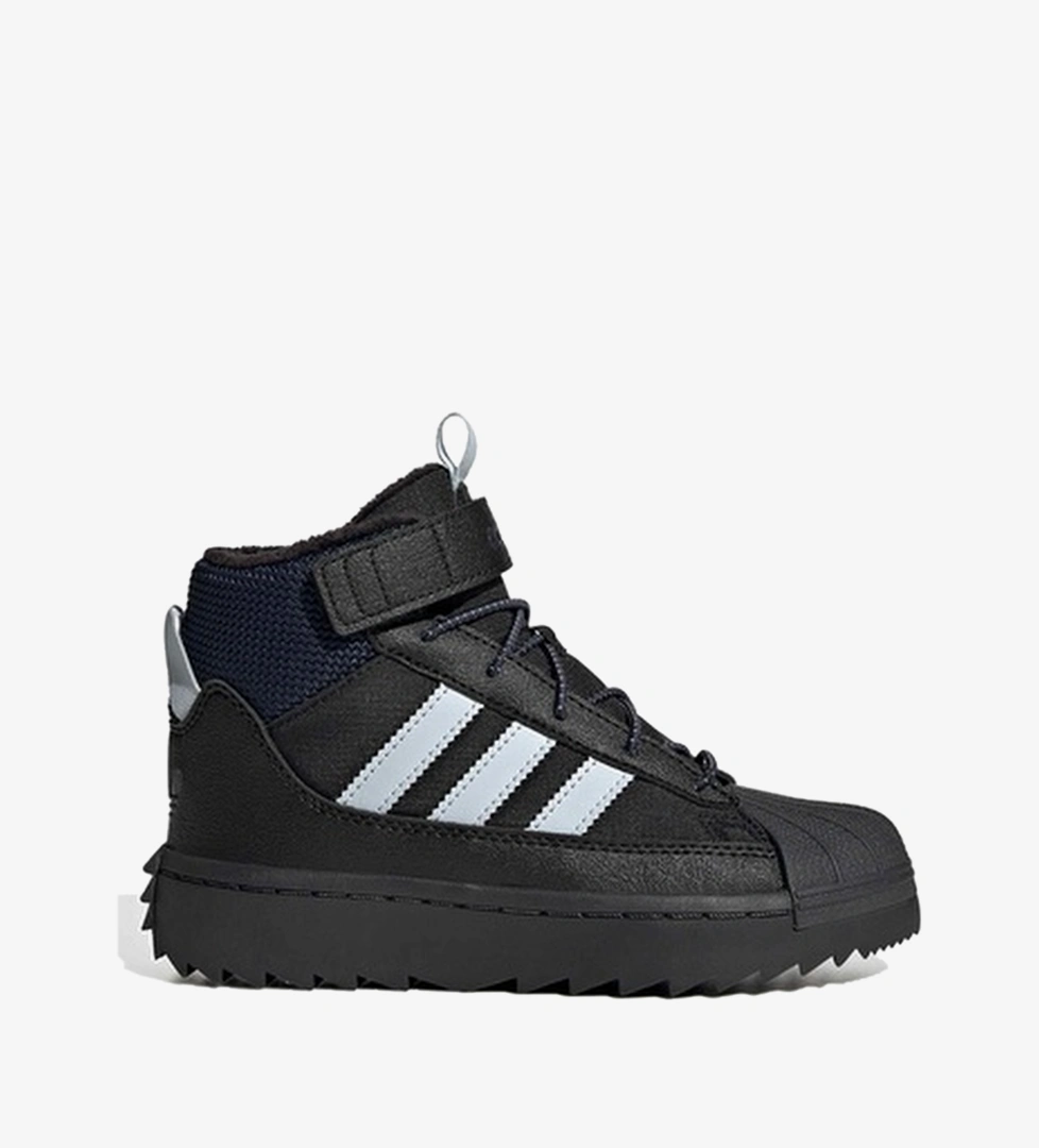 adidas Superstar Winter Trek Çocuk Siyah Ayakkabı