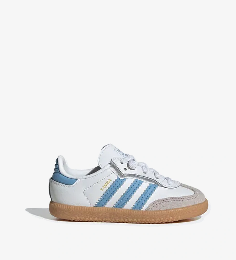adidas Samba OG Beyaz Bebek Bağcıklı Ayakkabı - Görsel 1