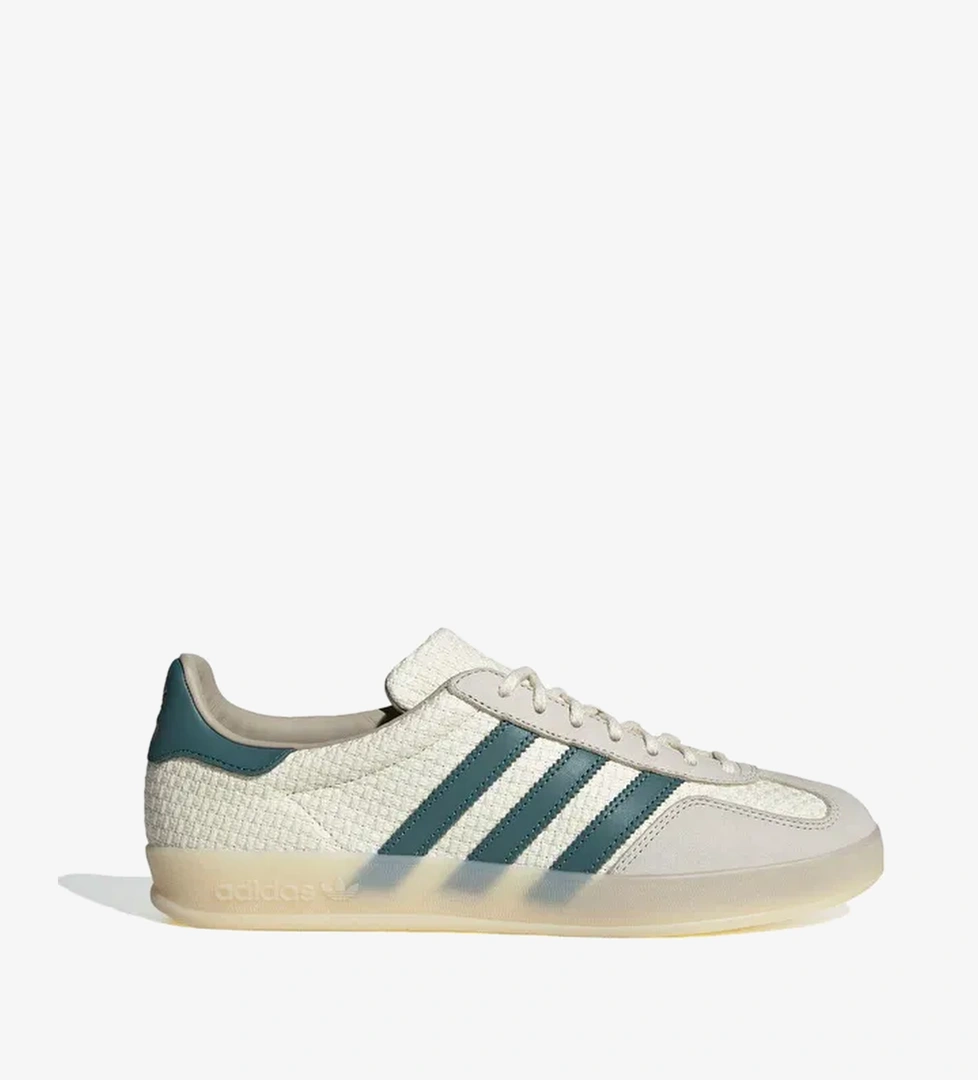 adidas Gazelle Indoor Erkek Beyaz/Yeşil Spor Ayakkabı