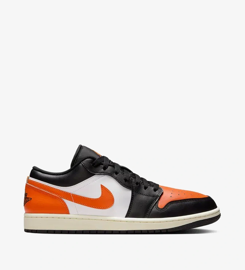 Nike Air Jordan 1 Low Erkek Turunuc/Siyah Spor Ayakkabı