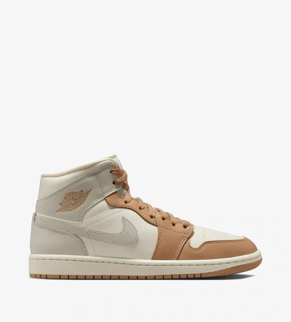 Nike Air Jordan 1 Mid Kadın Beyaz Spor Ayakkabı