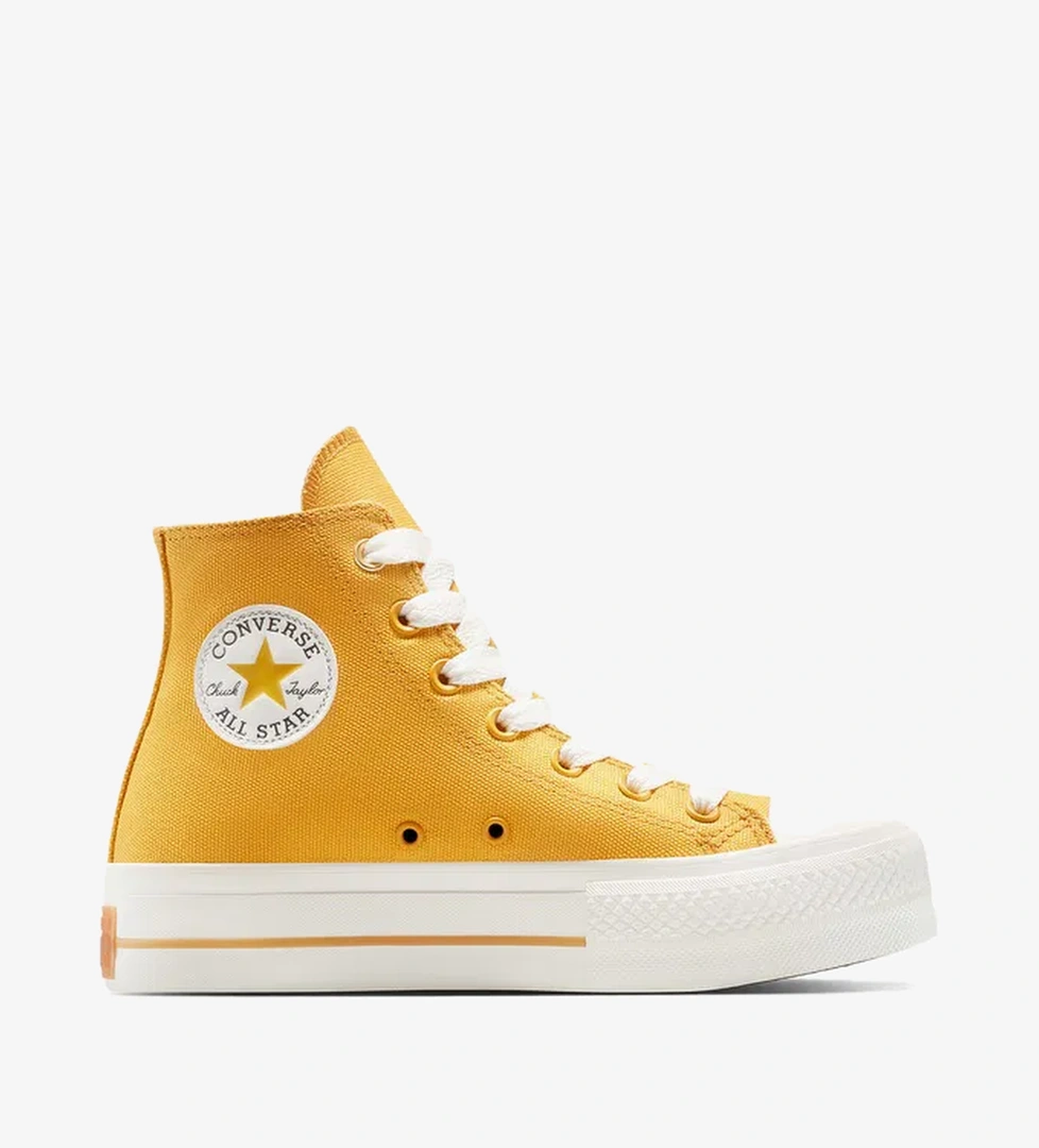 Converse Chuck Taylor All Star Lift Platform Kadın Sarı Sneaker