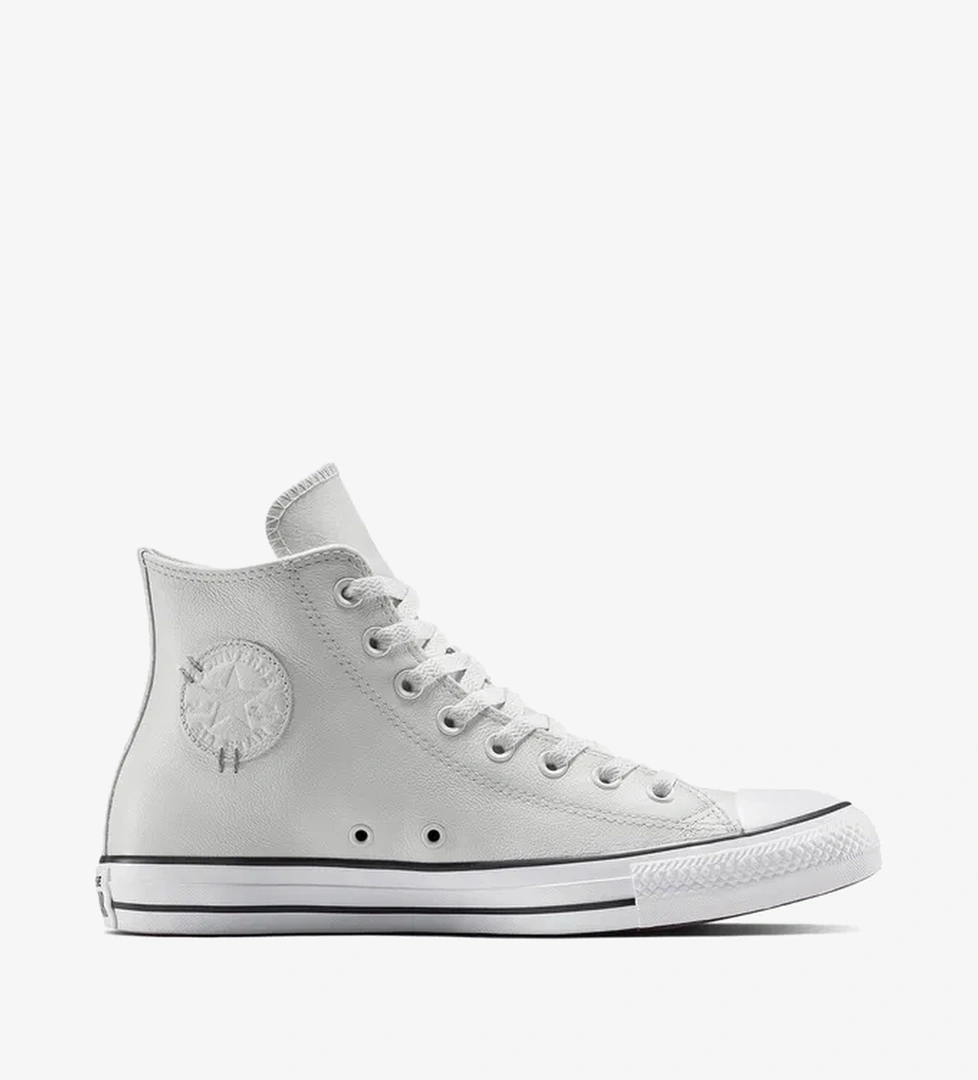 Converse Chuck Taylor All Star Leather Unisex Gri Sneaker