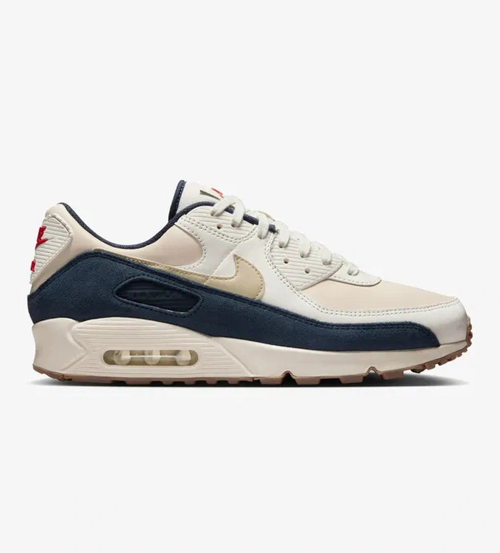 Nike Air Max 90 Premium Erkek Beyaz Spor Ayakkabı