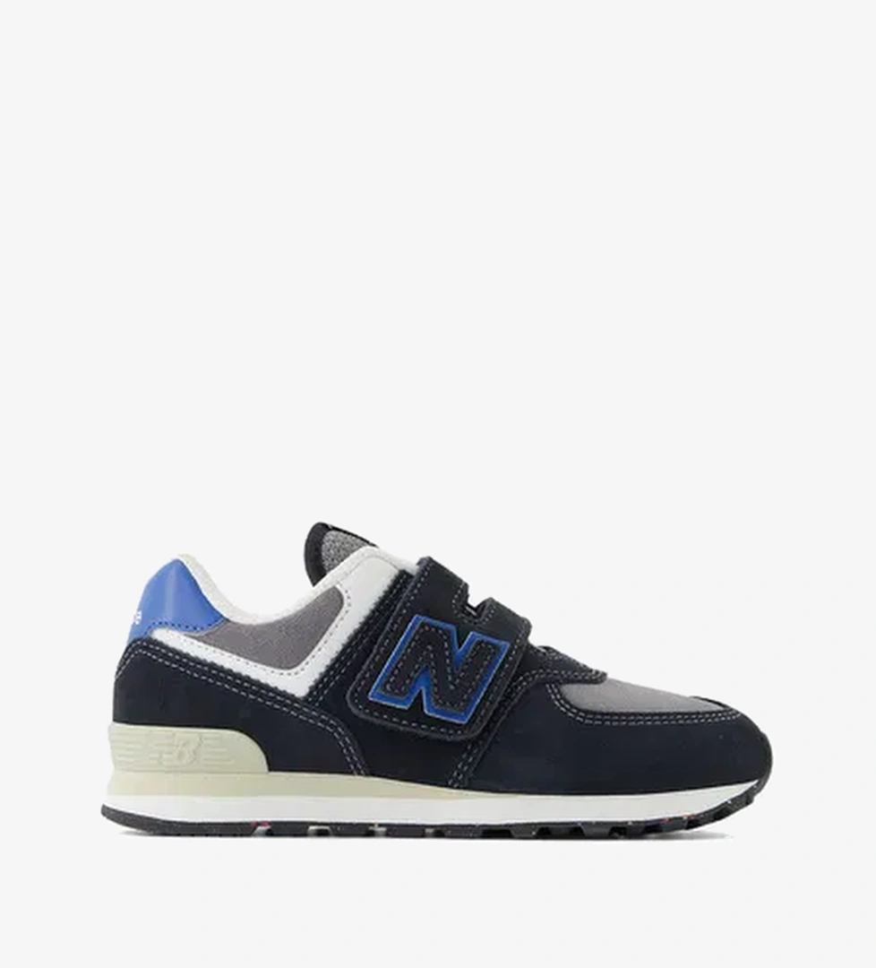 New Balance 574 Lifestyle Çocuk Siyah Spor Ayakkabı - Görsel 1