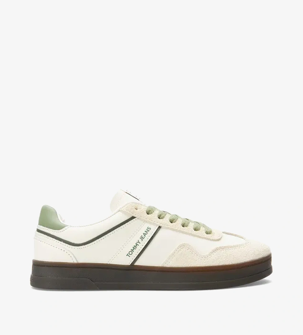 Tommy Jeans Süet Karışımlı Erkek Yeşil Spor Ayakkabı