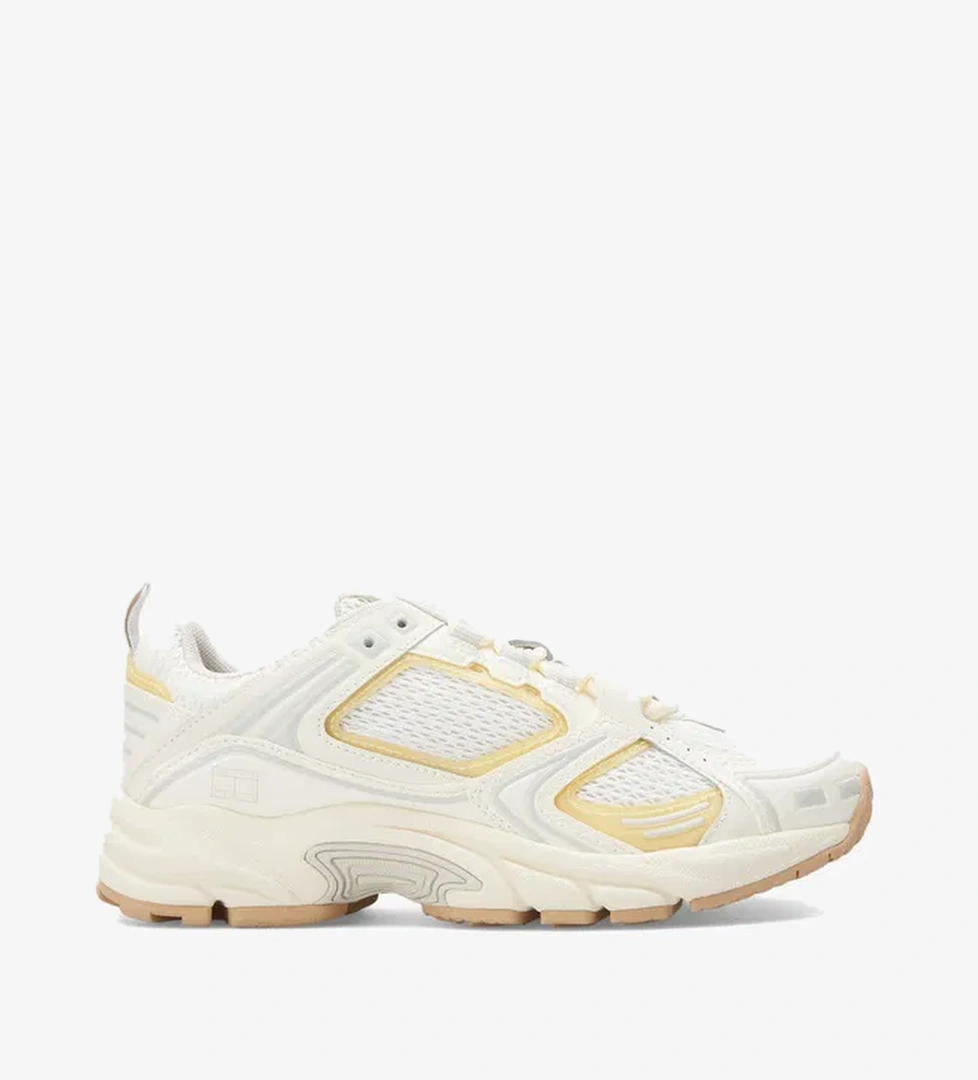 Tommy Hilfiger Fine Cleat Archive Runner Kadın Beyaz Spor Ayakkabı