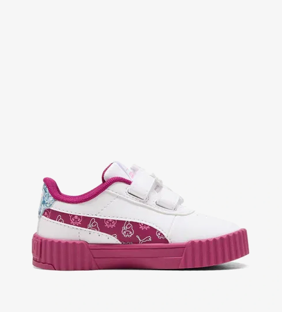 Puma Carina 3.0 Hello Kitty &amp; Friends Bebek Beyaz Spor Ayakkabı