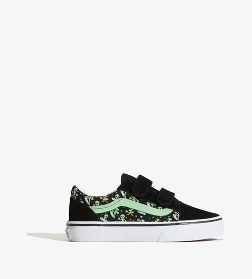 Vans Old Skool V Çocuk Siyah Sneaker