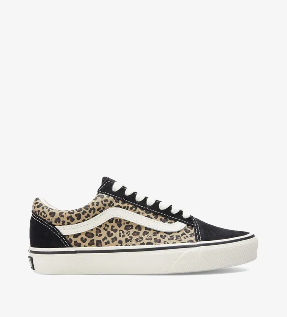 Vans Old Skool Kadın Siyah/Leopar Sneaker