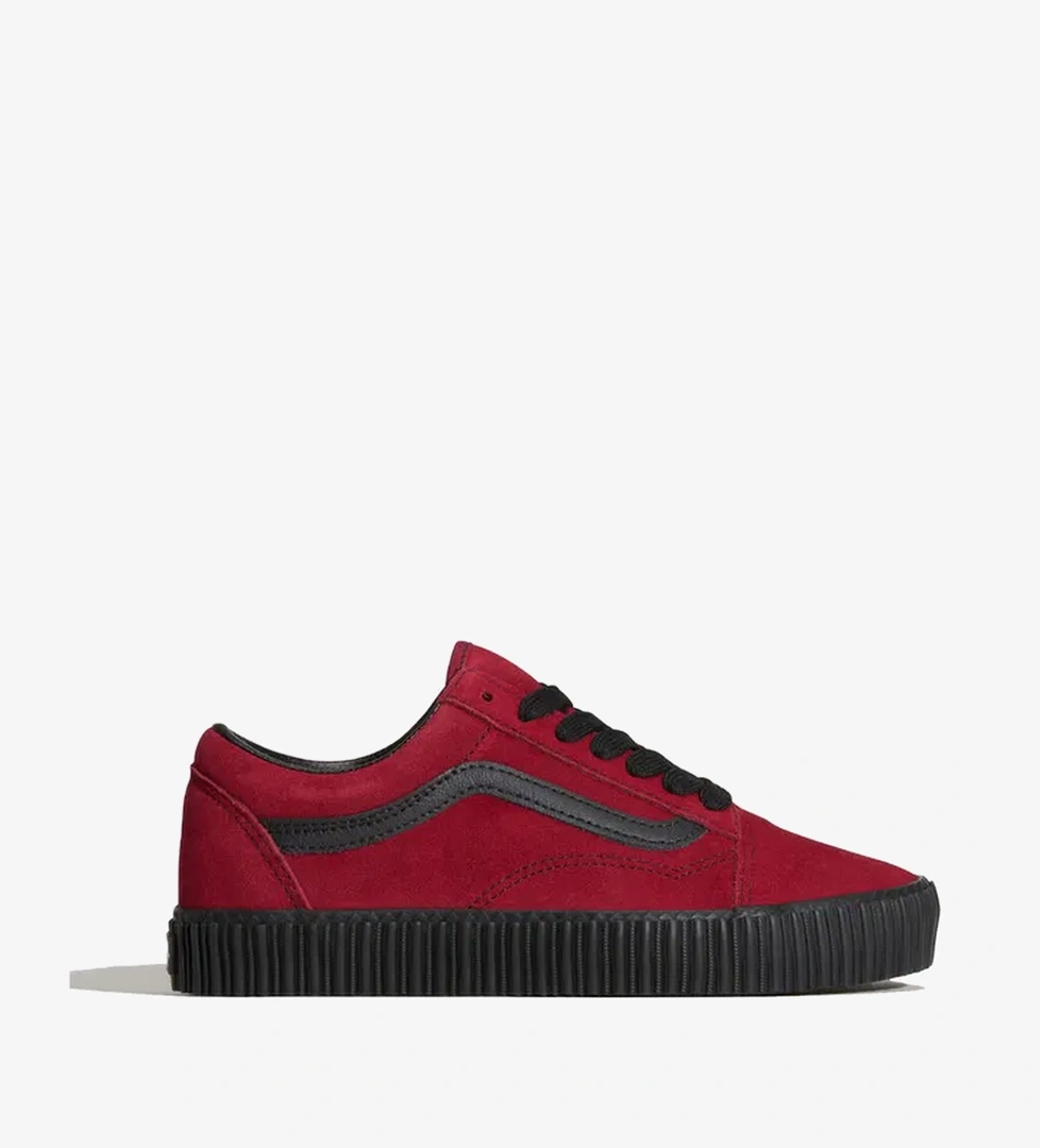 Vans Old Skool Creeper Unisex Bordo Spor Ayakkabı