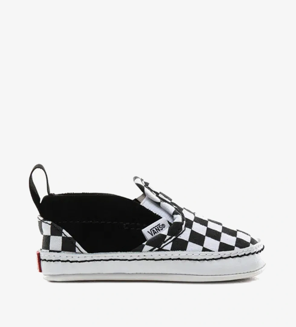 Vans Checker Slip On Bebek Siyah Sneaker