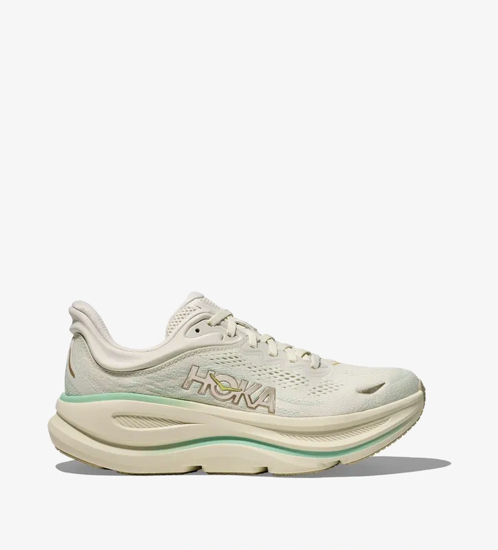 Hoka One Bondi 9 Kadın Bej Koşu Ayakkabısı