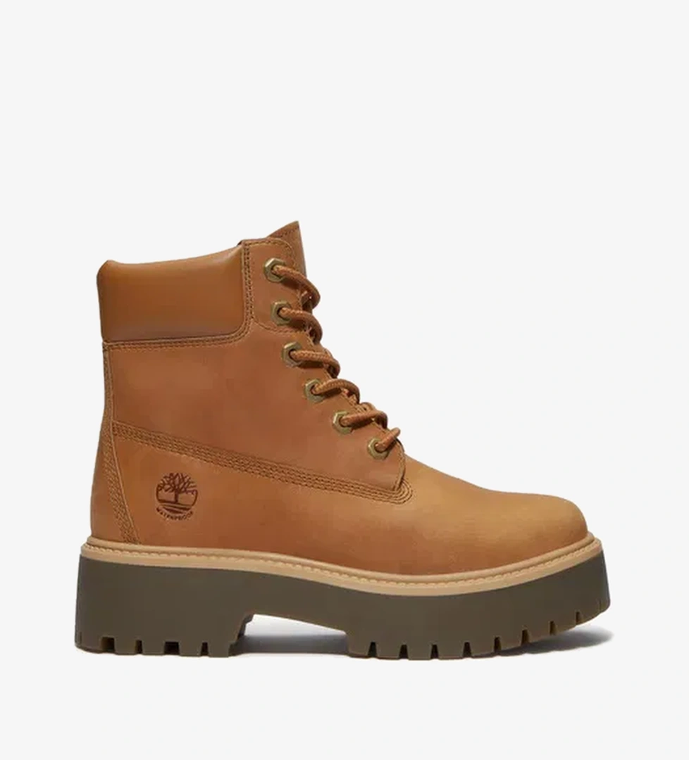 Timberland Stone Street 6 Inch Lace Up Waterproof Kadın Sarı Bot