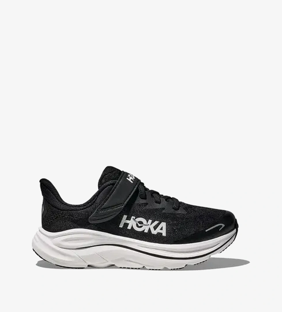 Hoka Clifton 10 Çocuk Siyah Koşu Ayakkabısı