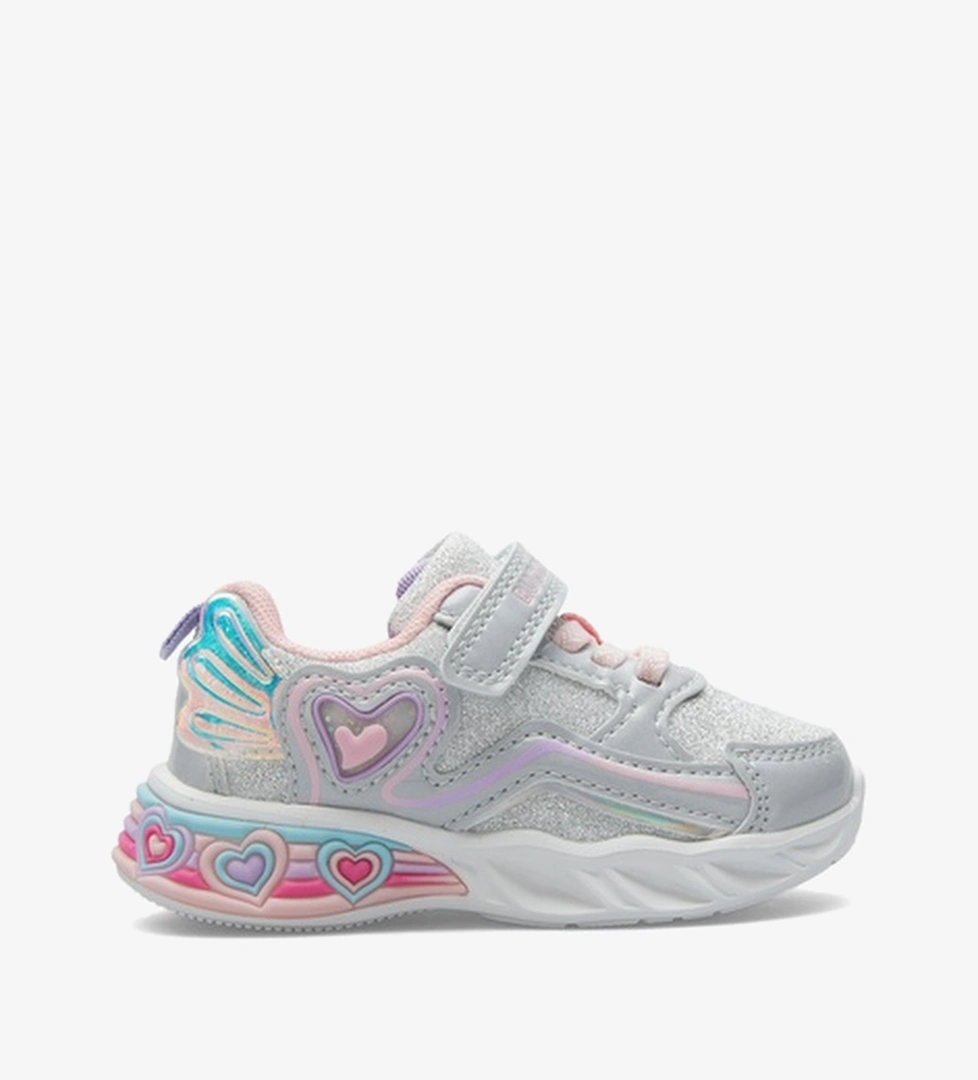 Buckhead Berry Bebek Gümüş Işıklı Spor Ayakkabı