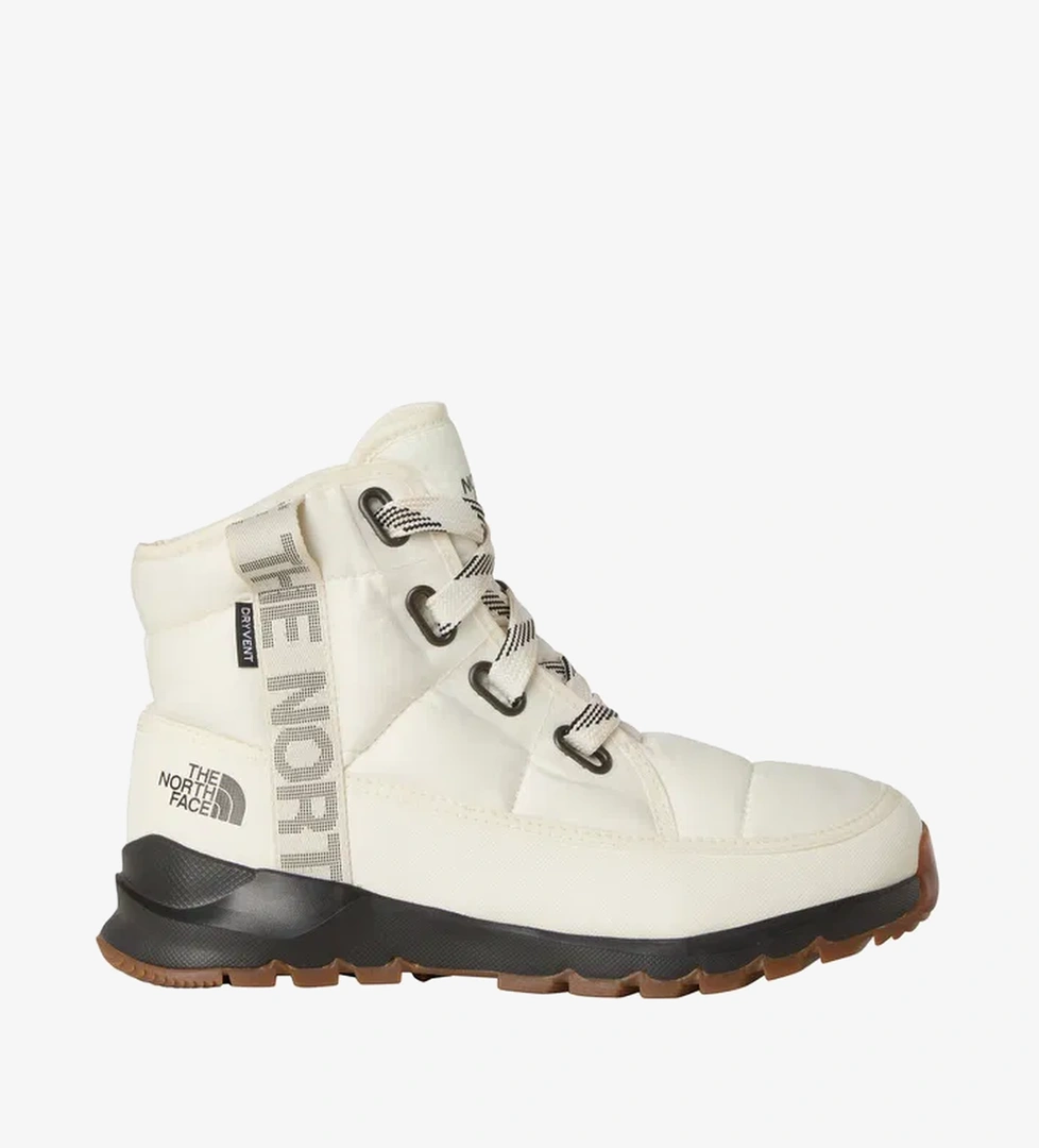 The North Face Thermoball Lace Up Luxe Su Geçirmez Kadın Beyaz Bot - Görsel 1