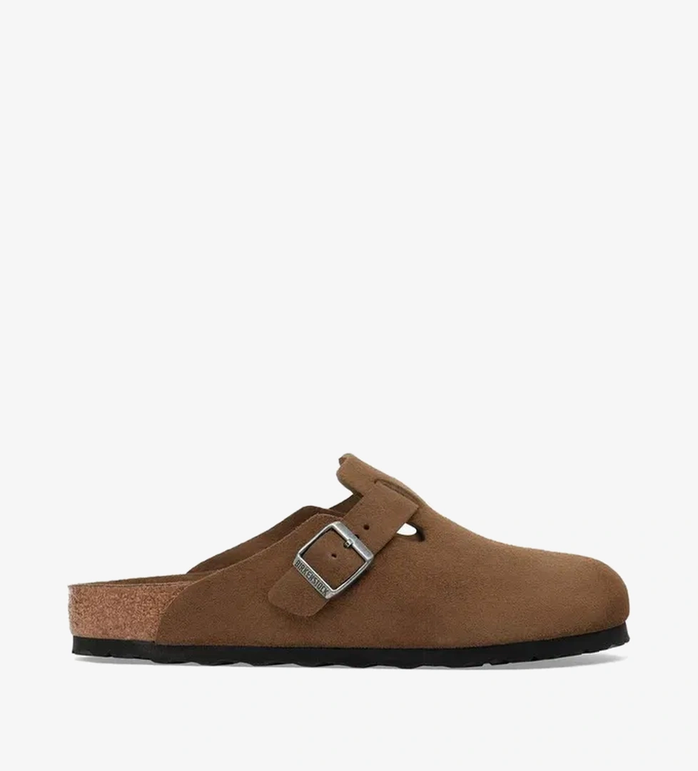 Birkenstock Birkenstock Ayakkabı Soft Footbed Boston Sl Sfb Vl Kadın Tonal Kahverengi Terlik model görseli