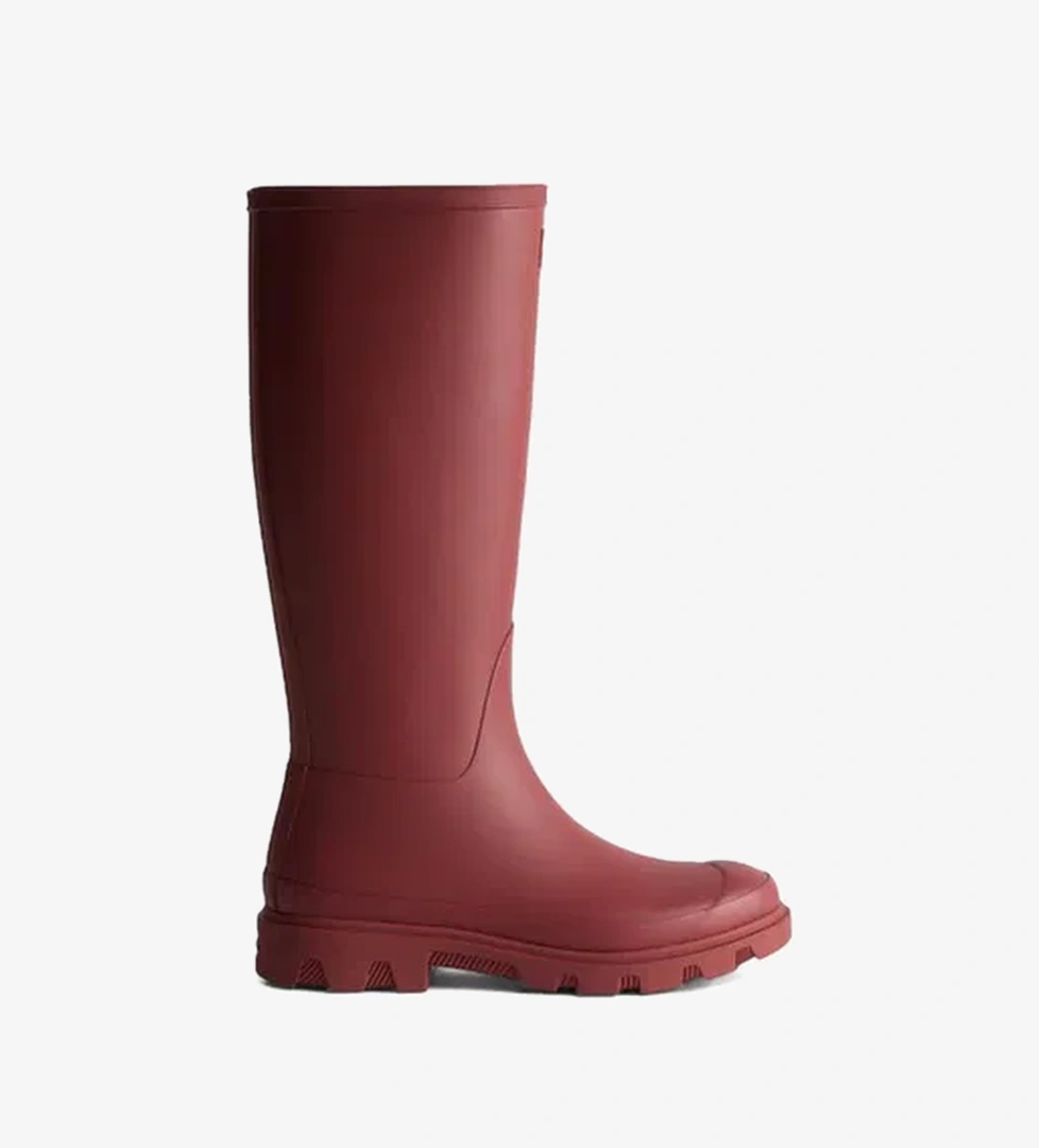 Hunter Downpour Kadın Bordo Uzun Bot