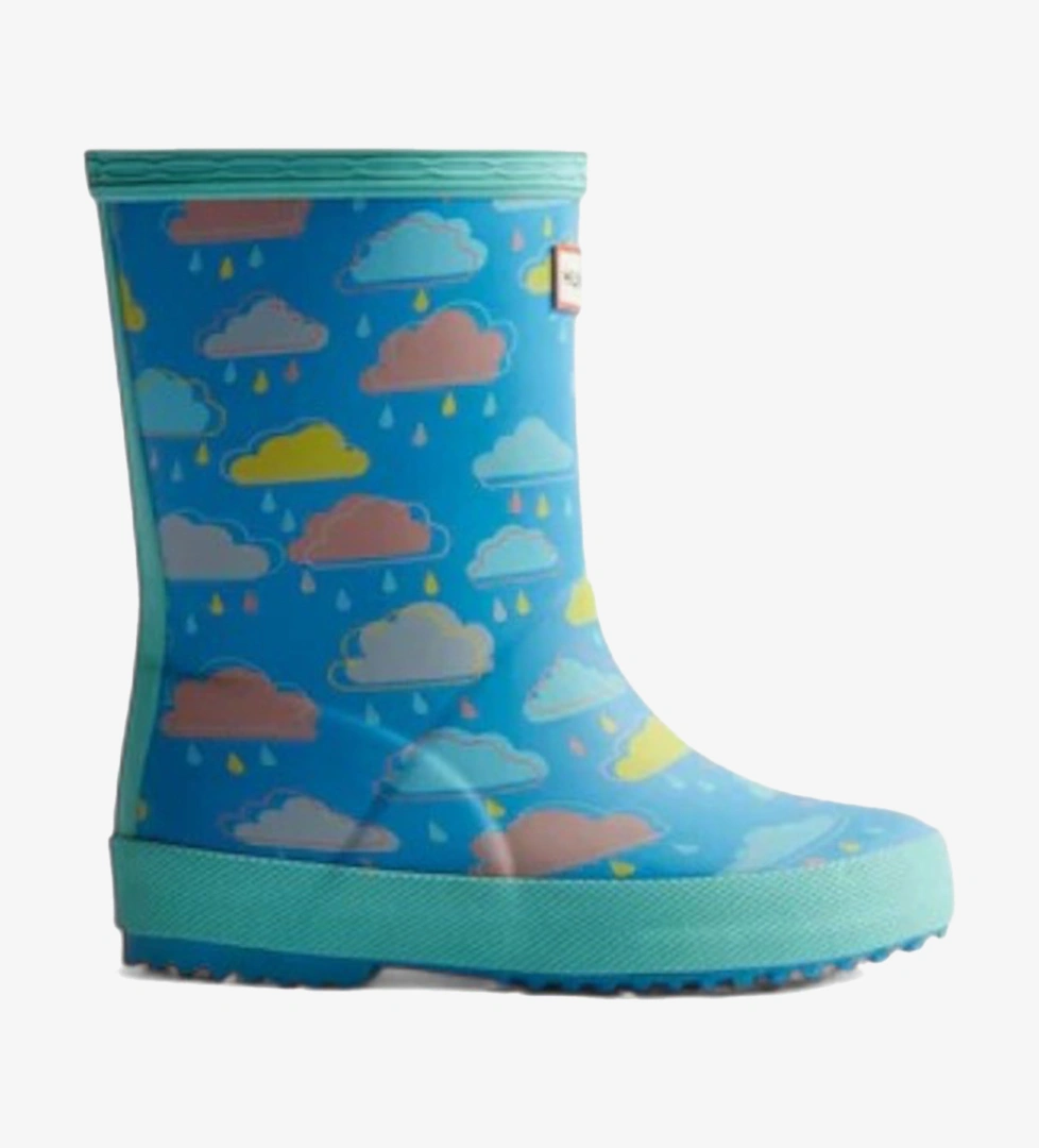 Hunter Hunter Originals Wellington Rainy Bebek Mavi Bot model görseli