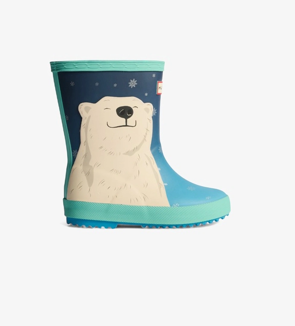 Hunter Originals Wellington Çocuk Mavi Bot - Görsel 1