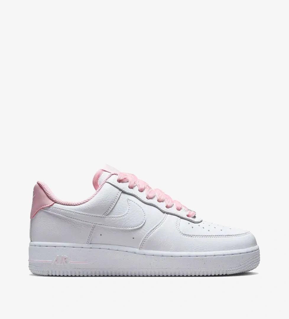 Nike Air Force 1 Low ?Pink Foam? With Ribbon Laces Kadın Beyaz Spor Ayakkabı