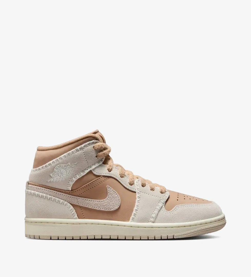 Jordan Jordan Unknown Air Jordan 1 Mid Se Kadın Kahverengi Spor Ayakkabı House of SuperStep'te! Unknown - 1. görsel