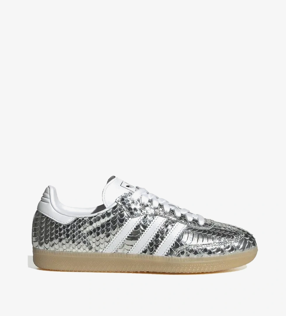 adidas Samba Og Kadın Gümüş Spor Ayakkabı