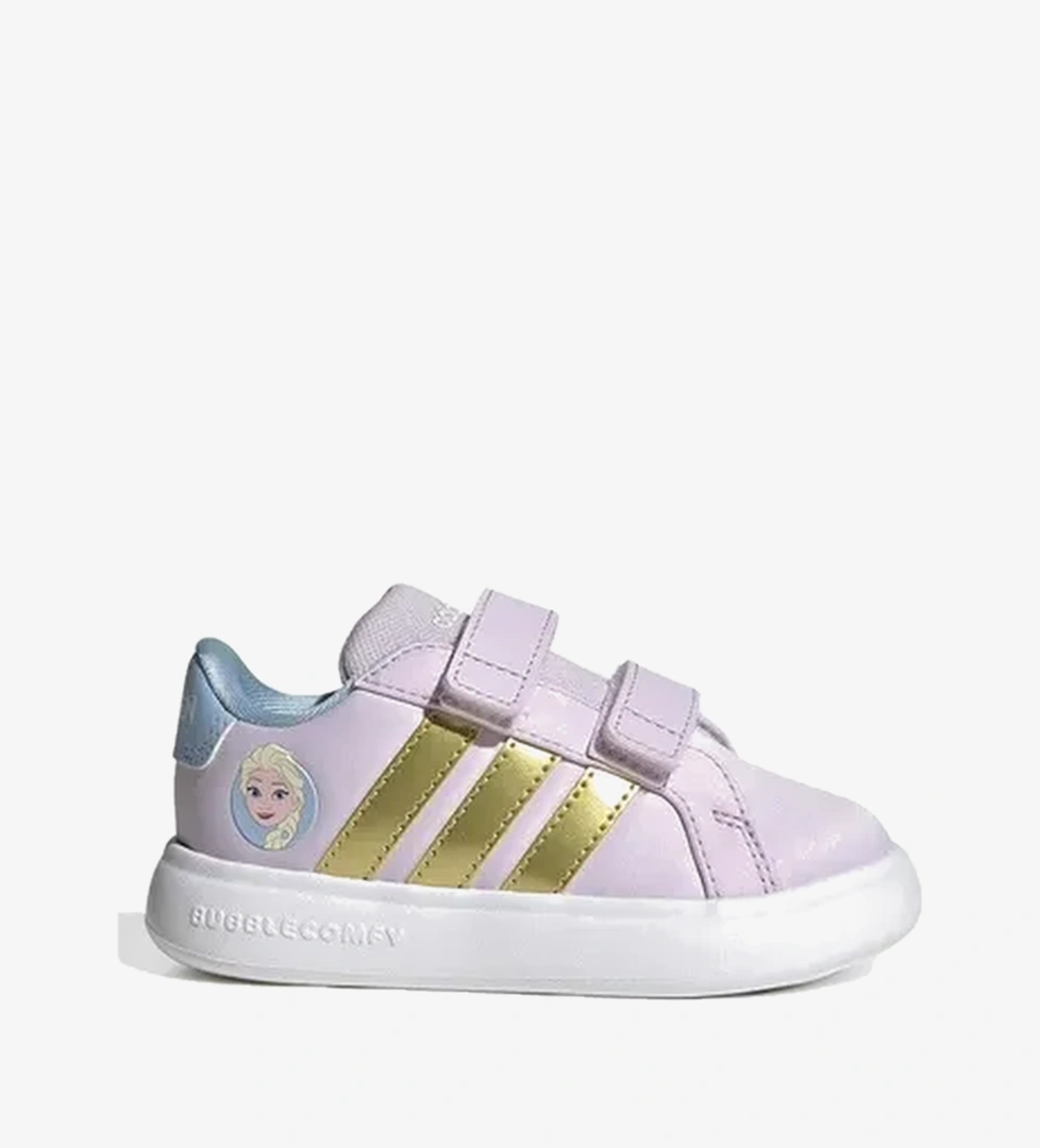 adidas x Disney Grand Court Elsa Bebek Mor Spor Ayakkabı