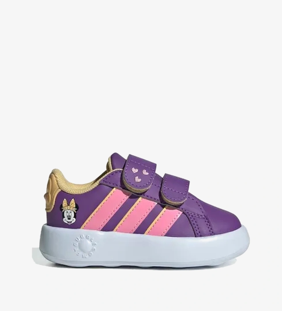 adidas Grand Court Minnie Comfort Çocuk Mor Spor Ayakkabı