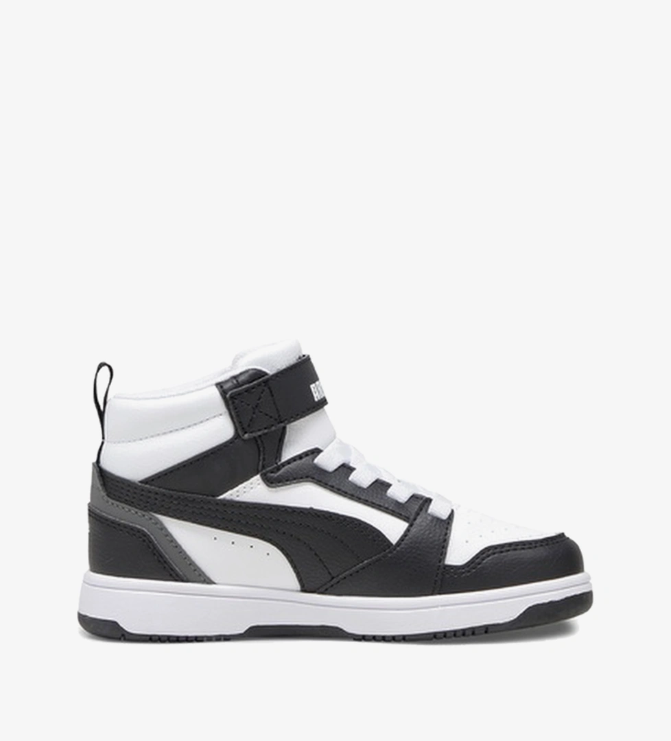 Puma Rebound V6 Mid Çocuk Siyah Spor Ayakkabı