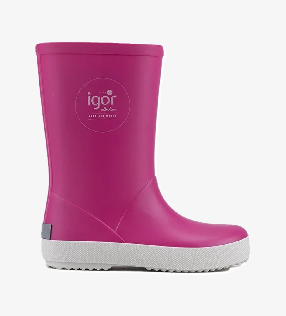 Fuşya cocuk Yağmur Çizmesi - Görsel 1