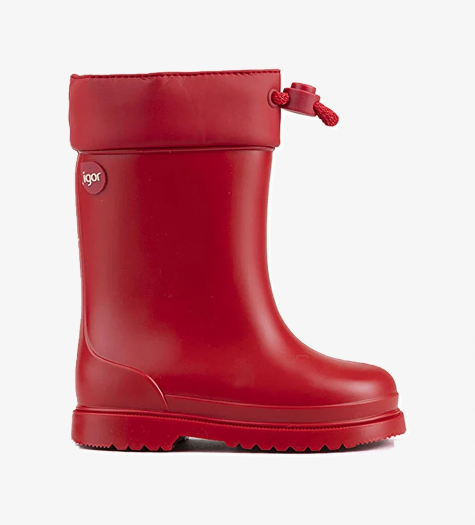 CHUFO CUELLO Kırmızı Unisex Çocuk Yağmur Çizmesi