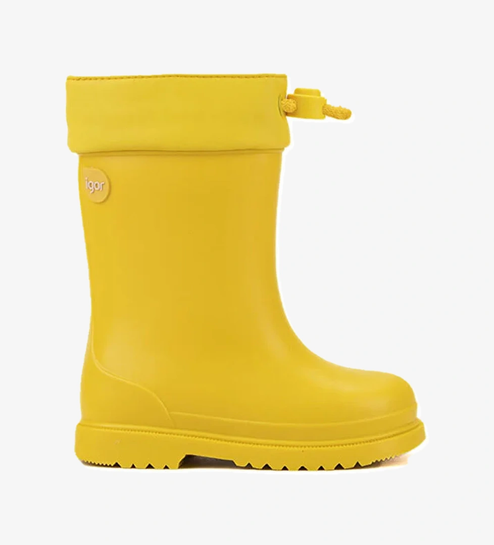 CHUFO CUELLO Sarı Unisex Çocuk Yağmur Çizmesi
